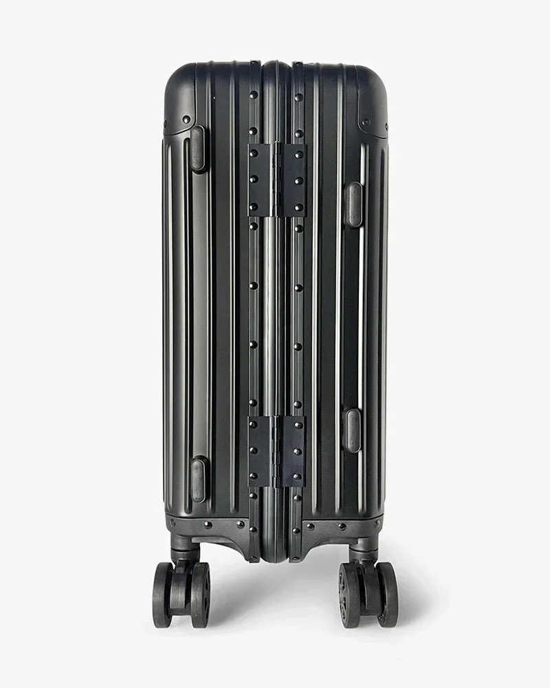 Black Aluminum Luggage | 20 inch & Matte | Arrow Logo - Image 4