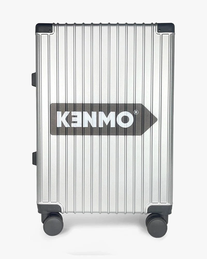 Silver Hardcase Luggage | 22 inch Wide Handle & Logo - Image 7