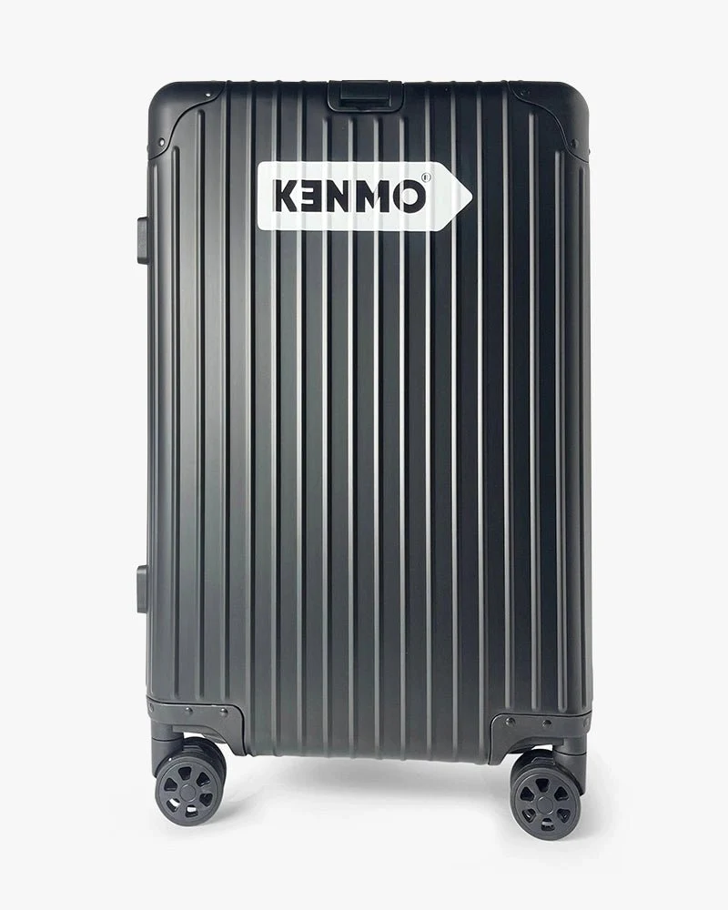 Black Aluminum Luggage | 24 inch & Matte | Arrow Logo - Image 8