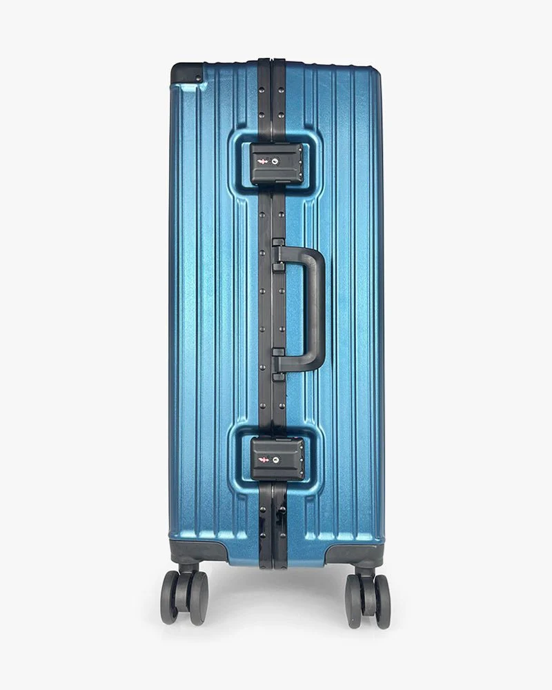 Blue Hardcase Luggage | 24 inch Wide Handle | Bold Logo - Image 5