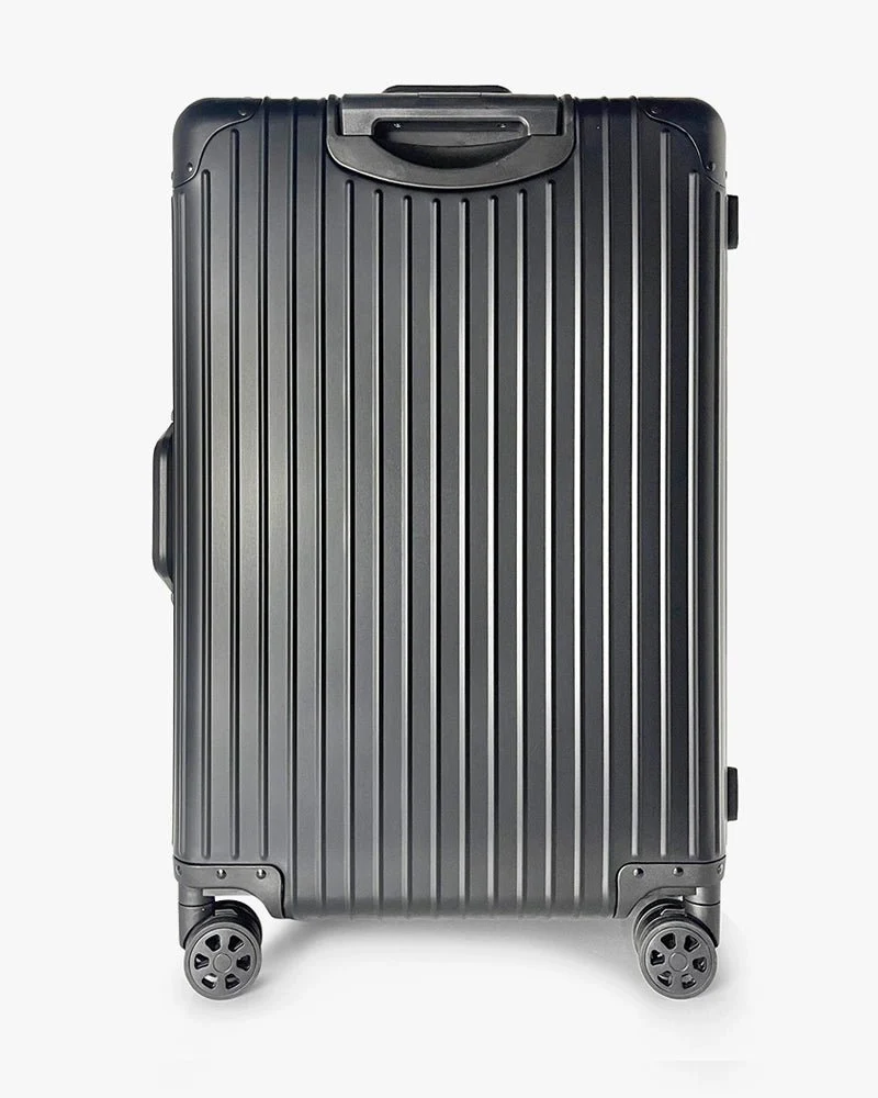 Black Aluminum Luggage | 26 inch & Matte | Arrow Logo - Image 4