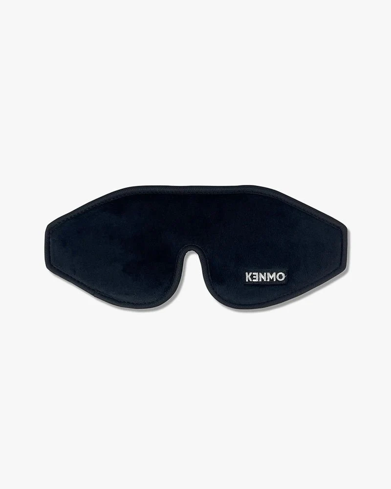 Black Sleep Eye Mask | Comfortable With Kenmo Logo - Image 4