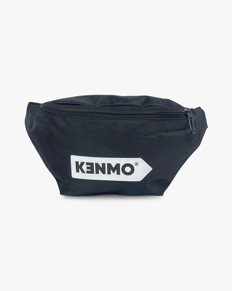 Black Fanny Pack | Logo Strap Waist Bag & Arrow Logo - Image 7
