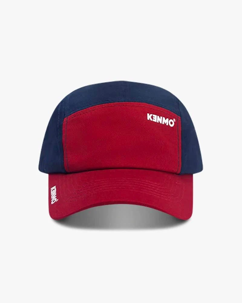 Navy & Red Camper Cap | Classic Kenmo Streetwear Style - Image 6