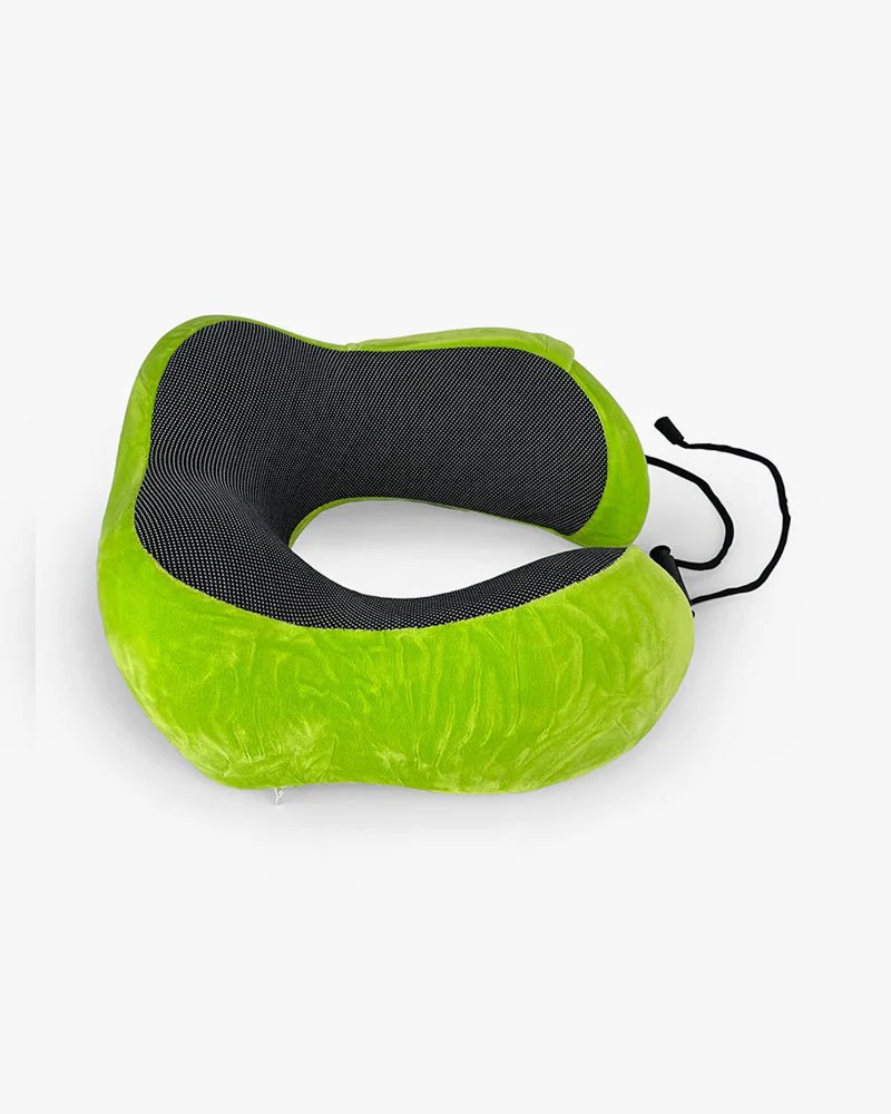 Green Travel Neck Pillow | Comfortable With Arrow Logo - Image 3