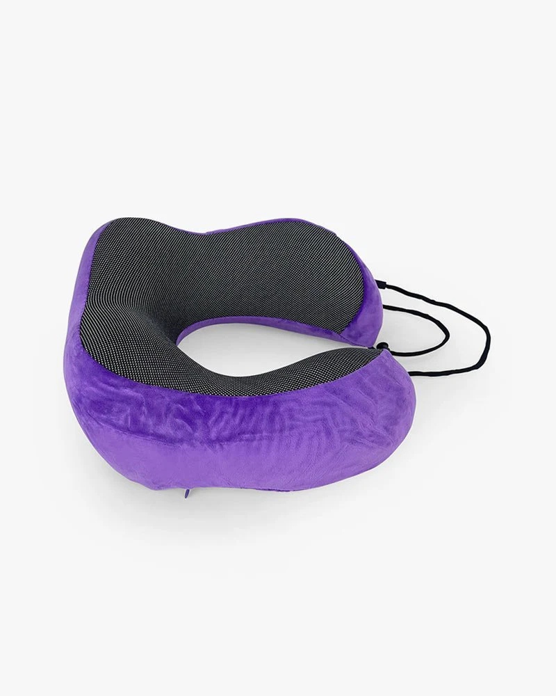 Purple Neck Pillow | Travel Pillow With Arrow Logo - Image 4