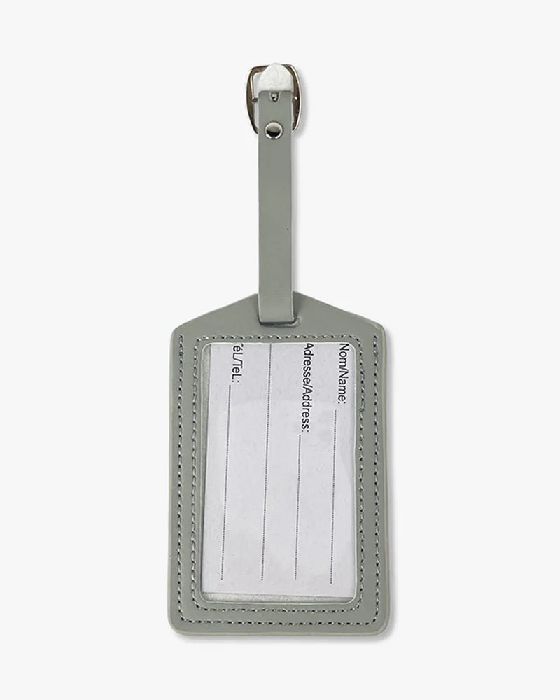 Grey Luggage Tag | Kenmo Arrow Logo - Image 2