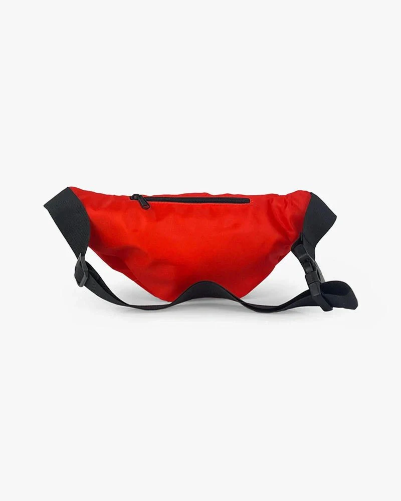 Red Fanny Pack | Waist Bag With Kenmo Arrow Logo - Image 3