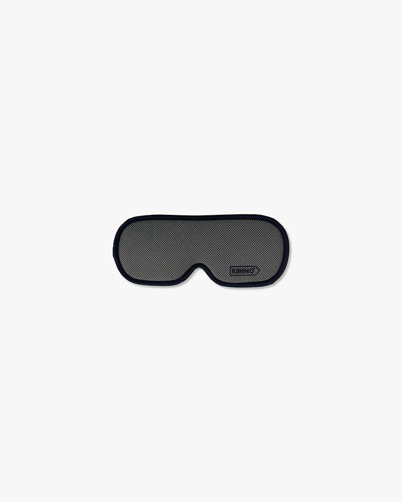 Silver 3D Sleep Eye Mask | Kenmo Arrow Logo On Left