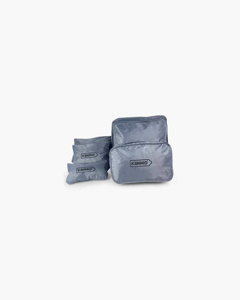 Silver Luggage Organizer Set | 6 pcs With Arrow Logo