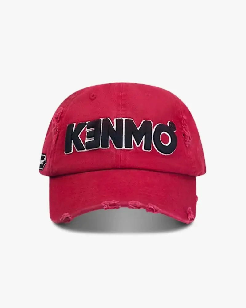 Red Washed Baseball Cap | Signature Vintage Cap - Image 5