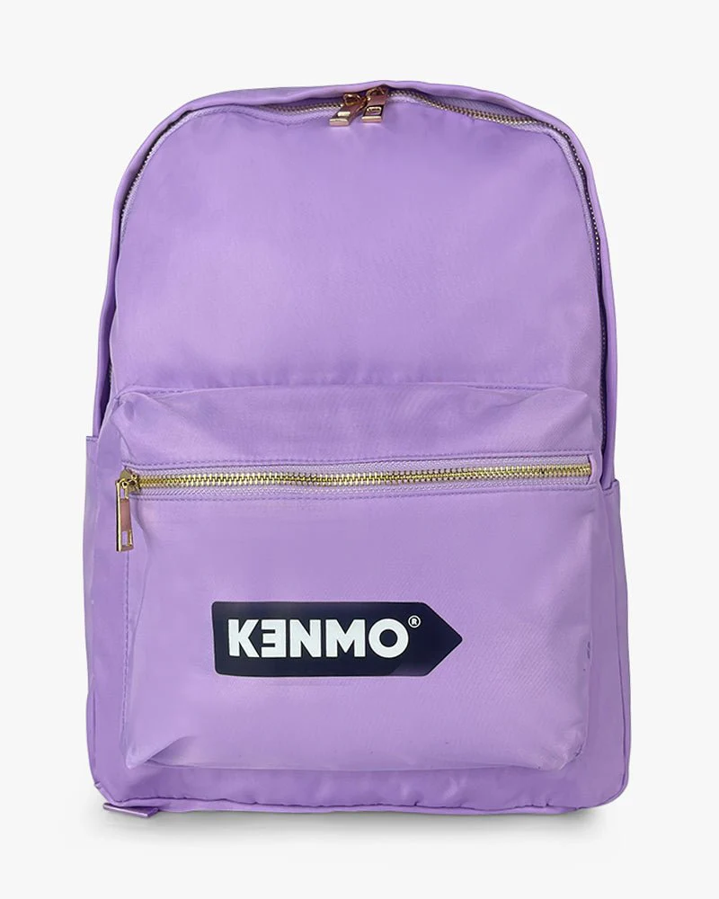 Purple Waterproof Backpack | Arrow Logo On Front Pocket - Image 6